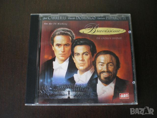 Carreras Domingo Pavarotti ‎– Bravissimo! 1993 CD, Compilation, снимка 1