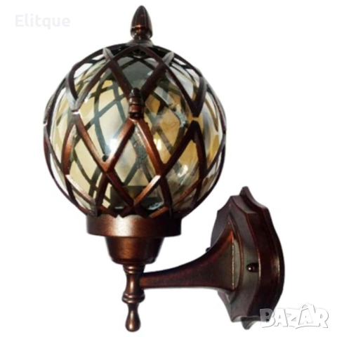 Градински Фенер Madlen долен,гoрен носач, висящ с верига, Е27, IP 44, снимка 2 - Други стоки за дома - 52853741