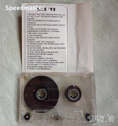 Hits 93, снимка 2 - Аудио касети - 51491289