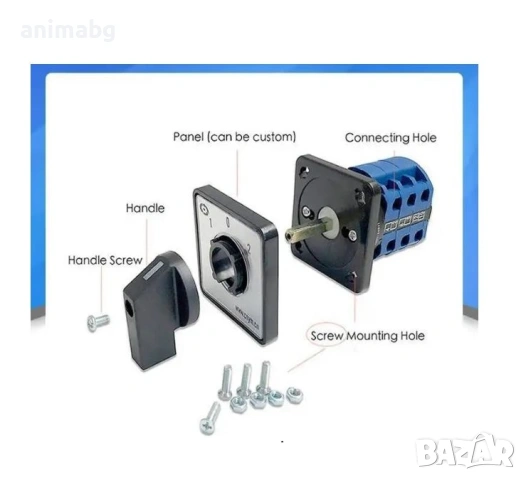 ANIMABG Пакетен прекъсвач LM26-25A, 25A, 3 нива, снимка 9 - Друга електроника - 53466080