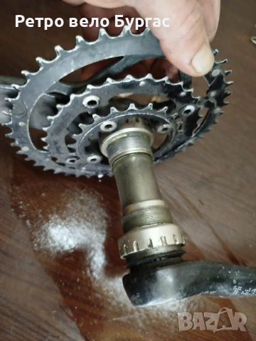 Курбел със средно движение за велосипед Колело карбон SRAM truvativ noir, снимка 3 - Части за велосипеди - 53649684