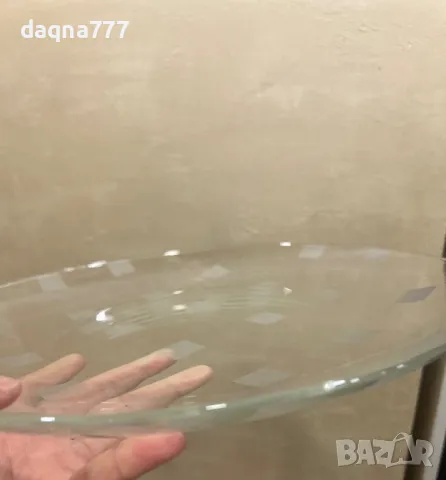 Витринна, голяма стъклена купа/ поднос  За торта/ сладкиши, снимка 9 - Прибори за хранене, готвене и сервиране - 50145165