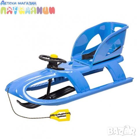 Голяма детска Шейна Bullet Control и седалка синя