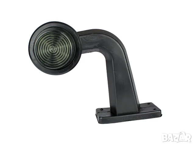 LED габарит рогче 18 LED под 90 градуса 170 mm с опушена оптика