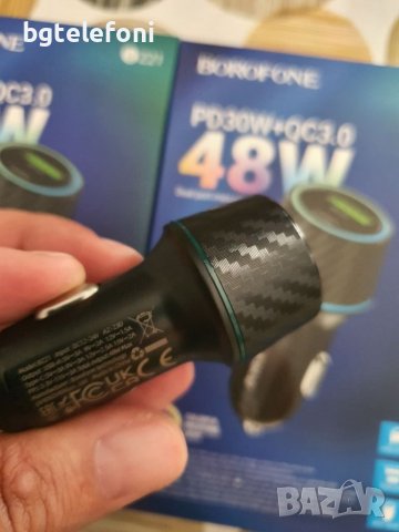 Бързо зарядно за кола Borofone 48W type-c и usb, снимка 9 - Зарядни за кола - 41740357