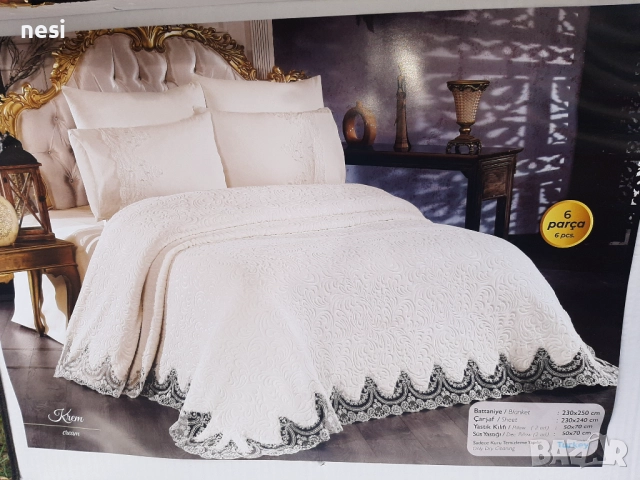 Супер луксозен комплект за спалня. Меко. Качествено
