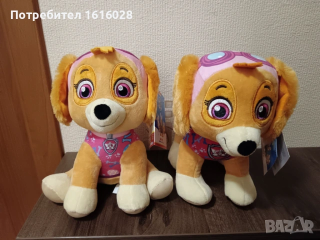 Плюшени играчки на Пес Патрул. Чейс,Маршал и Скай., снимка 3 - Плюшени играчки - 36680516