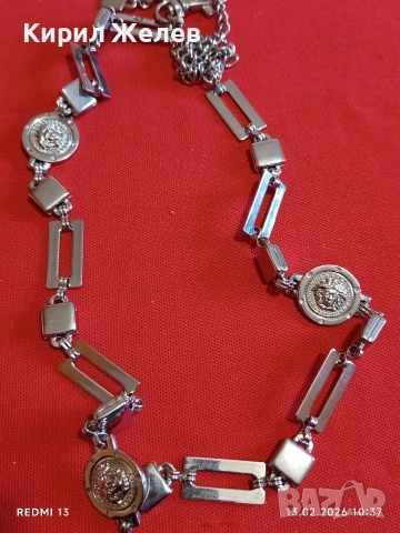 Колие Versace Meduza масивно красив стилен дизайн 51907, снимка 6 - Колиета, медальони, синджири - 53463015