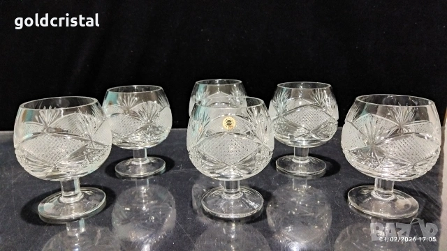 кристални чаши 