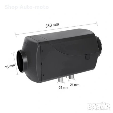 Дизелова суха печка Automat-5kW, 12V / 24V, LCD дисплей и дистанционно управление, снимка 5 - Аксесоари и консумативи - 53102676