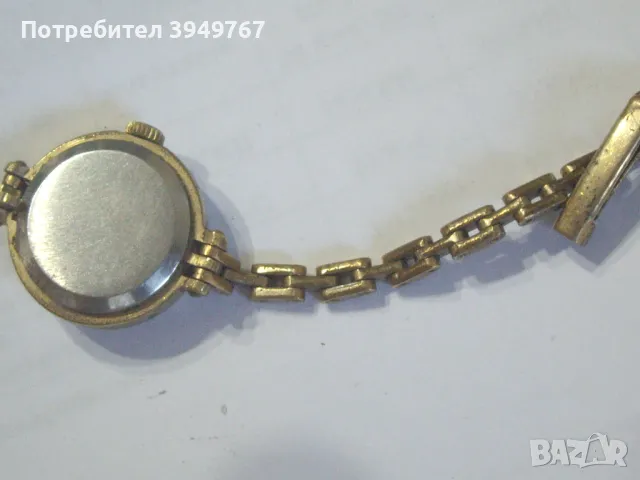 Стар позлатен дамски часовник, снимка 4 - Дамски - 50195625