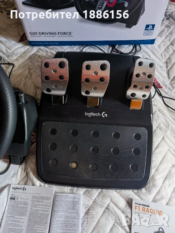 logitech g29 перфектен, снимка 11 - Други игри и конзоли - 53872166