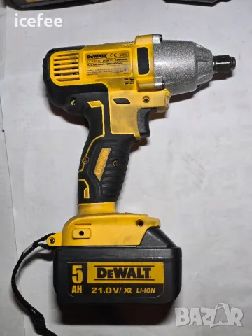 Акумулаторен гайковерт Dewalt, снимка 5 - Винтоверти - 56350281
