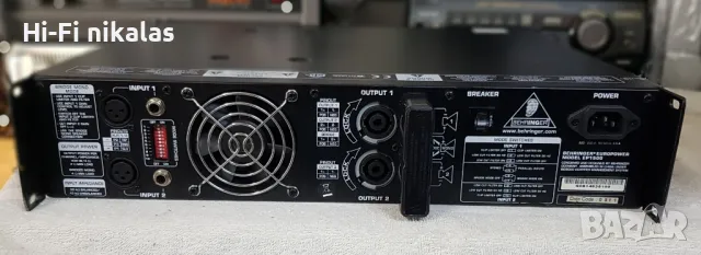 професионално стъпало усилвател BEHRINGER EUROPOWER EP 1500, снимка 3 - Ресийвъри, усилватели, смесителни пултове - 47615238