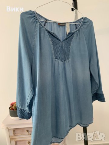 Дънкова блуза в размер L