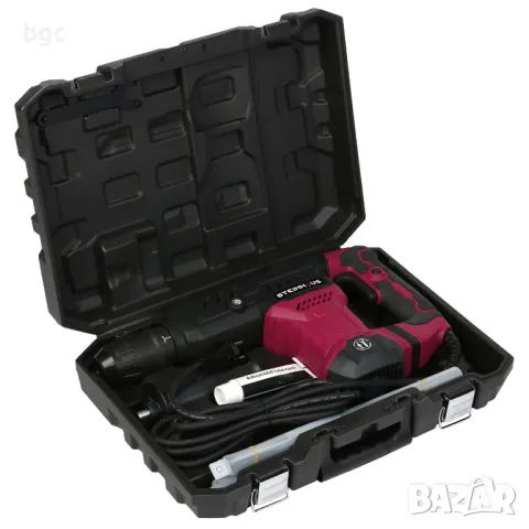 НОВ  Къртач Steinhaus PRO-DH18J 1300W, 4100 BPM, 18J, Патронник SDS-MAX, kitbox, Длето и шило, снимка 2 - Други инструменти - 49469612