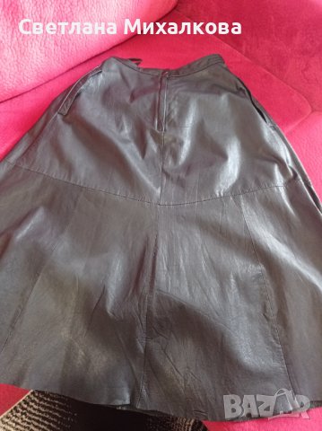 Продавам дамска кожена пола, снимка 5 - Поли - 38803224