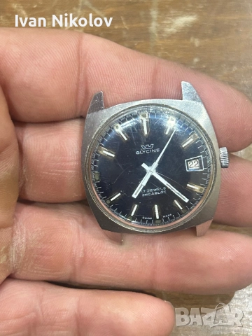 Рядък мъжки механичен часовник Glycine