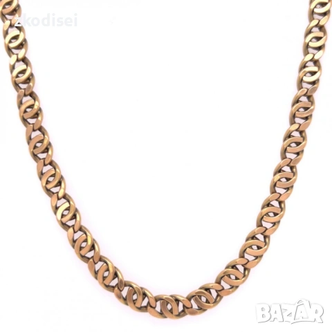 Златен синджир 15,43гр. 41,7см. 14кр. проба:585 модел:21195-1, снимка 2 - Колиета, медальони, синджири - 53116597