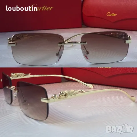 Cartier 2024 мъжки слънчеви очила дамски унисекс 4 цвята, снимка 4 - Слънчеви и диоптрични очила - 48016813