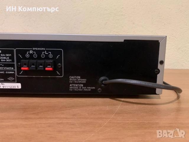 Продавам стерео усилвател Pioneer SA-301, снимка 6 - Ресийвъри, усилватели, смесителни пултове - 52436445
