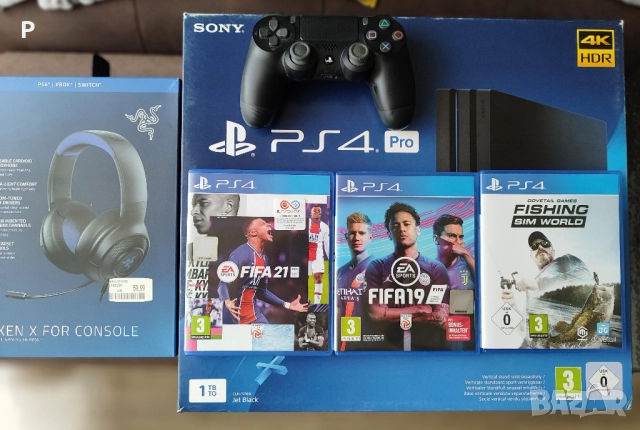 Playstation PS4 Pro 1TB като нова