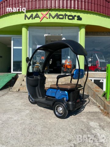 Електрическа триколка MaxMotors X3 1500W - BLUE, снимка 5 - Мотоциклети и мототехника - 41999830