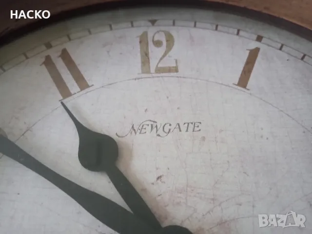 ПРОМО ЦЕНА Стенен Часовник с Кварцов Механизъм от Масивен Махагон Произход Холандия, снимка 2 - Стенни часовници - 47673731