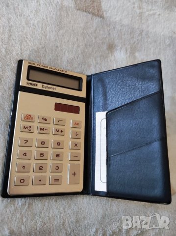Стар калкулатор MBO Diplomat. , снимка 4 - Колекции - 35715365