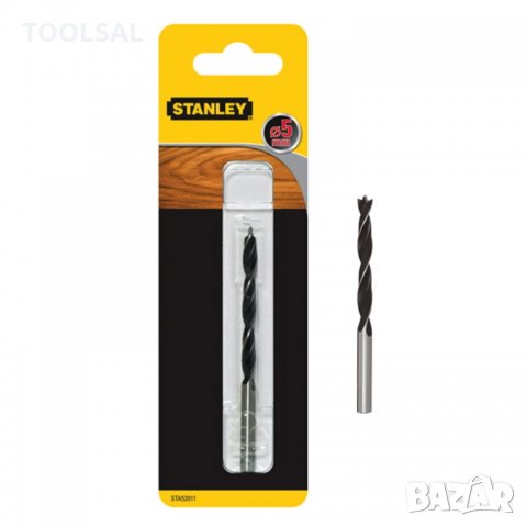 Свредло Stanley за дърво стандартно с центриращ връх 5 мм, 60/90 мм, CV, снимка 1 - Други инструменти - 34093565