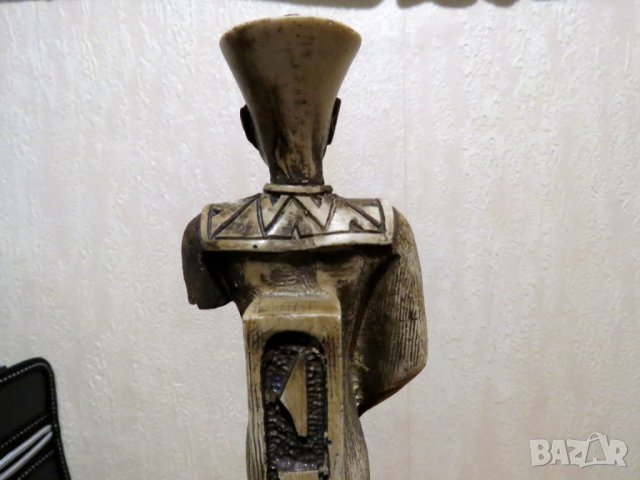 статуя на древноегипетския  бог  Мин - Бога на плодородието, еротика,фалос, полов член 18+ секс, снимка 13 - Антикварни и старинни предмети - 41947751