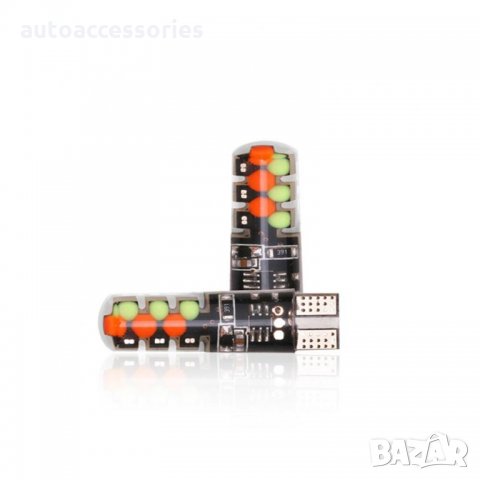 3000049020 RGB многоцветни Габаритни лед диодни крушки тип 5W5 - Т10 12V, снимка 5 - Аксесоари и консумативи - 34448543