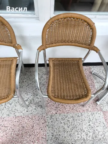 маса с четири стола, снимка 5 - Градински мебели, декорация  - 50311749