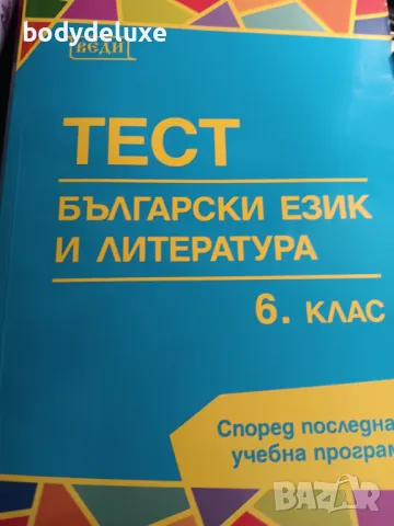 ТЕСТ български език и литература