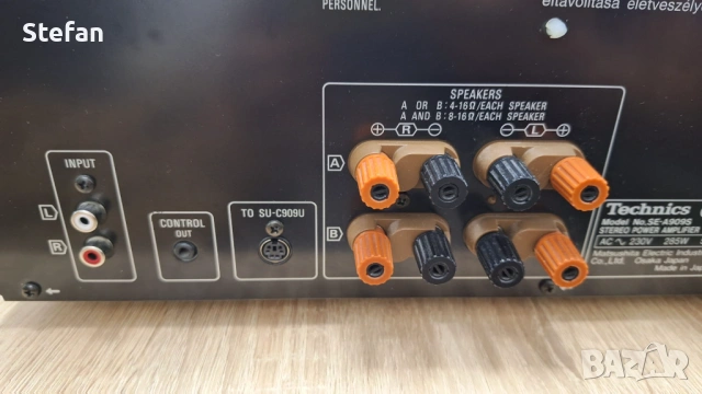 Technics SE-A909S, снимка 5 - Ресийвъри, усилватели, смесителни пултове - 53786090