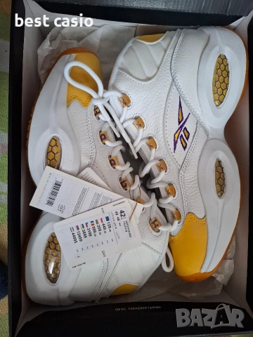 Продавам нов оригинален limited edition Reebok Question mid. FX 4278., снимка 8 - Маратонки - 48029544