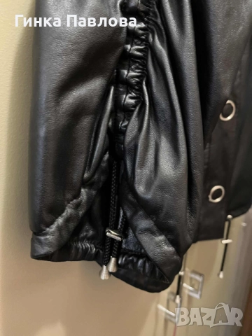 Дамско кожено яке Nessimod XXL, снимка 7 - Якета - 52209194