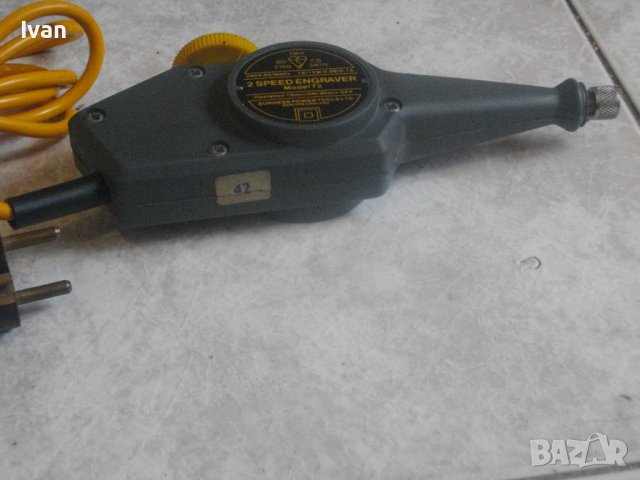 Ел.Гравьорка-Английска-За Гравиране Върху Повърхности-Старо Качество-Почти Нова-BURGESS ENGLAND-2 Ск, снимка 13 - Инструменти за гравиране - 41467135