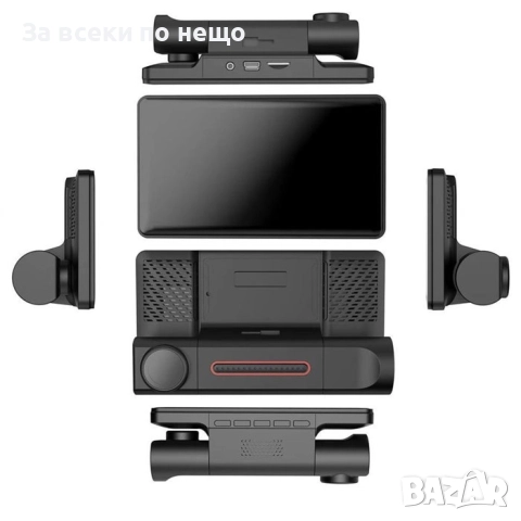 Видеорегистратор PG09 – 3 Камери, 4 Full HD, Задна камера + Вътрешна камера, G-сензор, снимка 6 - Аксесоари и консумативи - 52336079