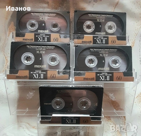 Аудио касети , MAXELL XLII  60 мин. - хром , снимка 3 - Аудио касети - 53324590