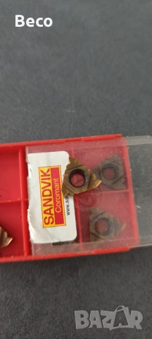 Резбонарезни карбидни пластини на Sandvik Coromant, снимка 3 - Стругове - 53674945