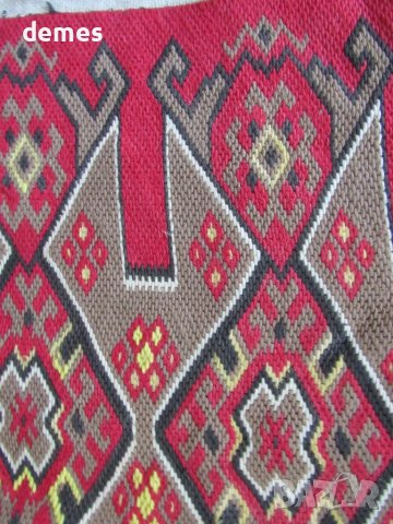 Ръчно изработена с памучни конци възглавница от 50-те г.ХХ в, снимка 4 - Други - 48459146