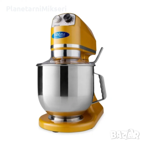 Планетарен миксер 7 литра в златист цвят, снимка 9 - Обзавеждане на кухня - 53869726