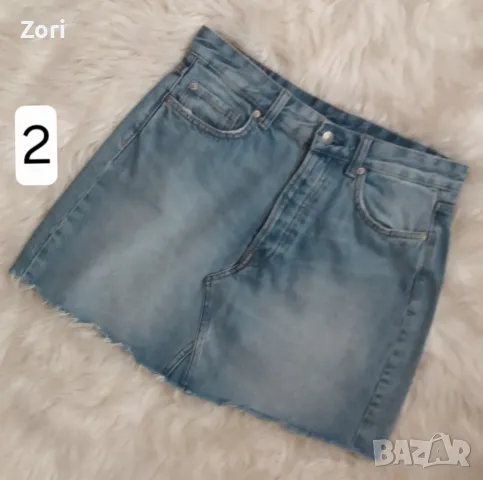 Дънкови поли , снимка 5 - Поли - 41435440