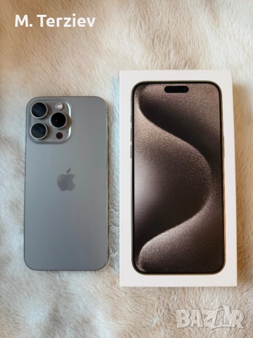 Apple iPhone 15 Pro Max 256GB – Като Нов! В Гаранция!