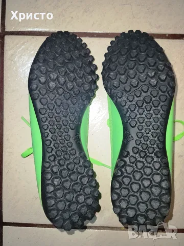 Стоножки за футбол Adidas почти нови, номер 39,5, зелени, снимка 2 - Футбол - 55906202