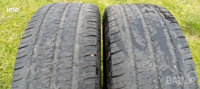 2бр летни бусови гуми 225/70R15C. Uniroyal RainMax3. 8PR 112/110R. DOT 0521. 4.5 мм дълбочина... 