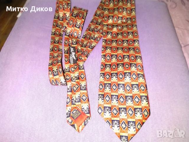 Richel J.G. Mayer Hand made in Spain tie вратовръзка нова маркова100% коприна маде ин Spain, снимка 2 - Други - 51766228