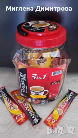 Нес кафе Mahmud 3в1 - 42 пакетчета по 18 гр. с подарък порцеланова чаша