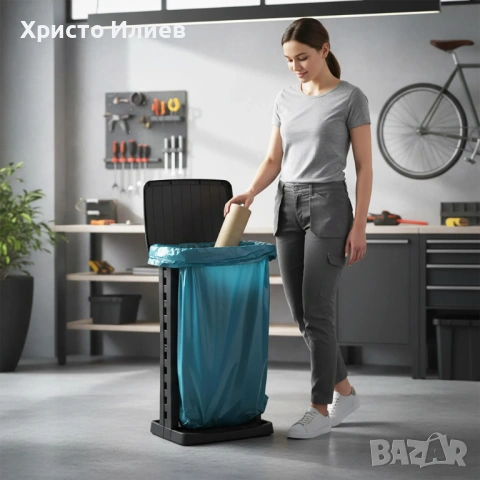 Стойка за торби за боклук Поставка за торби за боклук 120L, снимка 5 - Други стоки за дома - 53638080